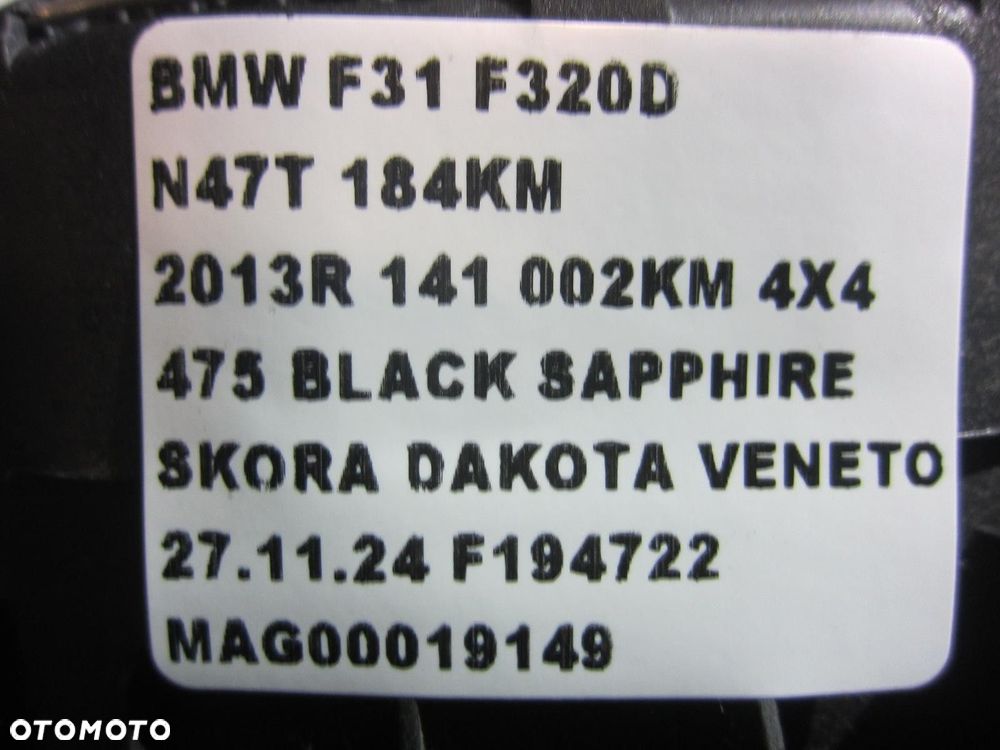BMW F20 F30 F34 EUR PODUSZKA POWIETRZNA KIEROWCY AIRBAG 6857304 32306857304 - 7
