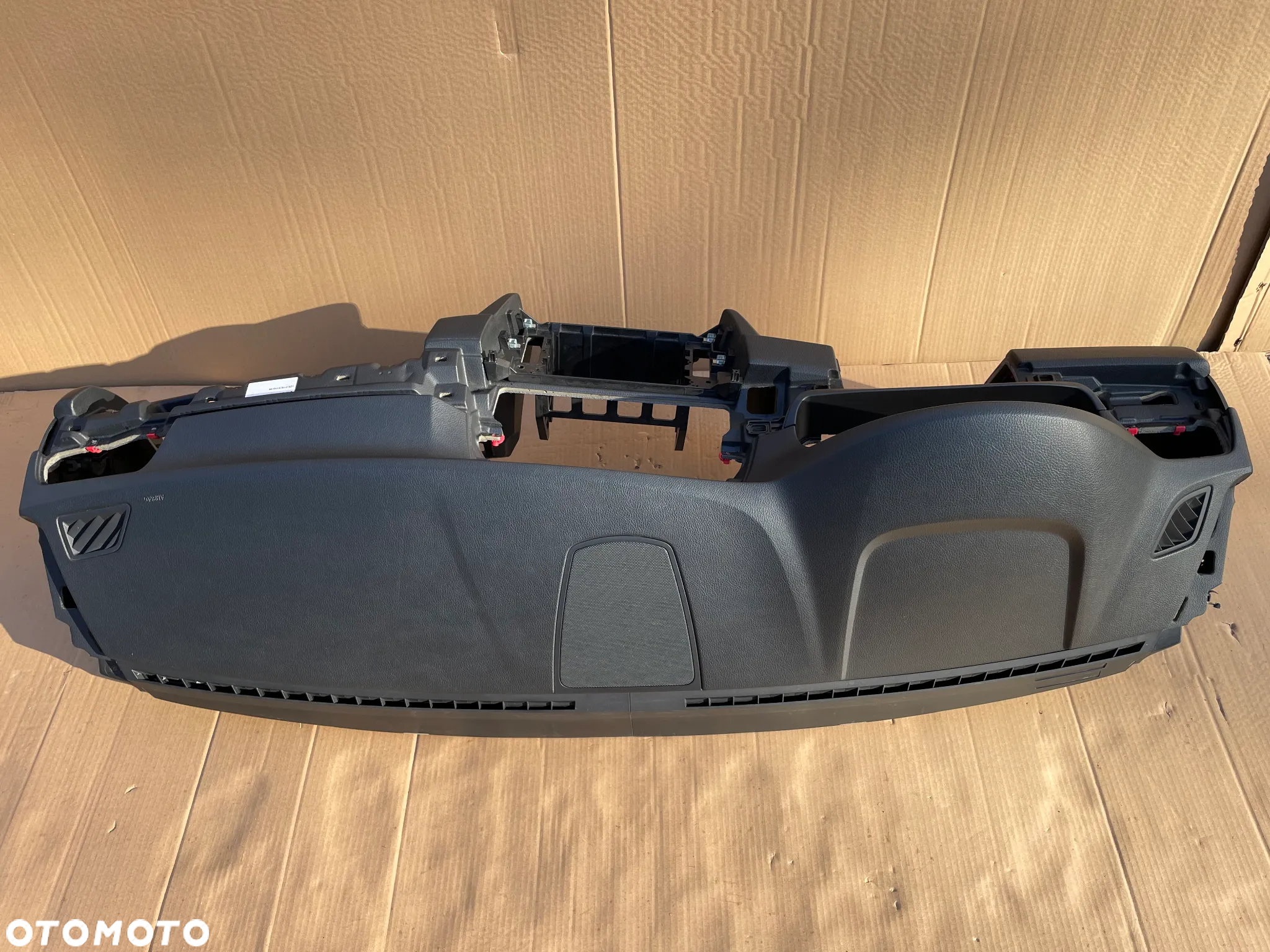 BMW 5 F10 F11 DESKA ROZDZIELCZA KONSOLA CZARNA KOMPLET PASY NAPINACZE BEZ HUD HEAD UP ORYGINAŁ 6783839 NIEREGENEROWANA - 5