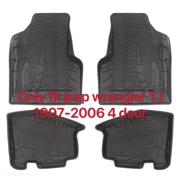 Dywaniki gumowe jeep wrangler TJ 97-06 - 8