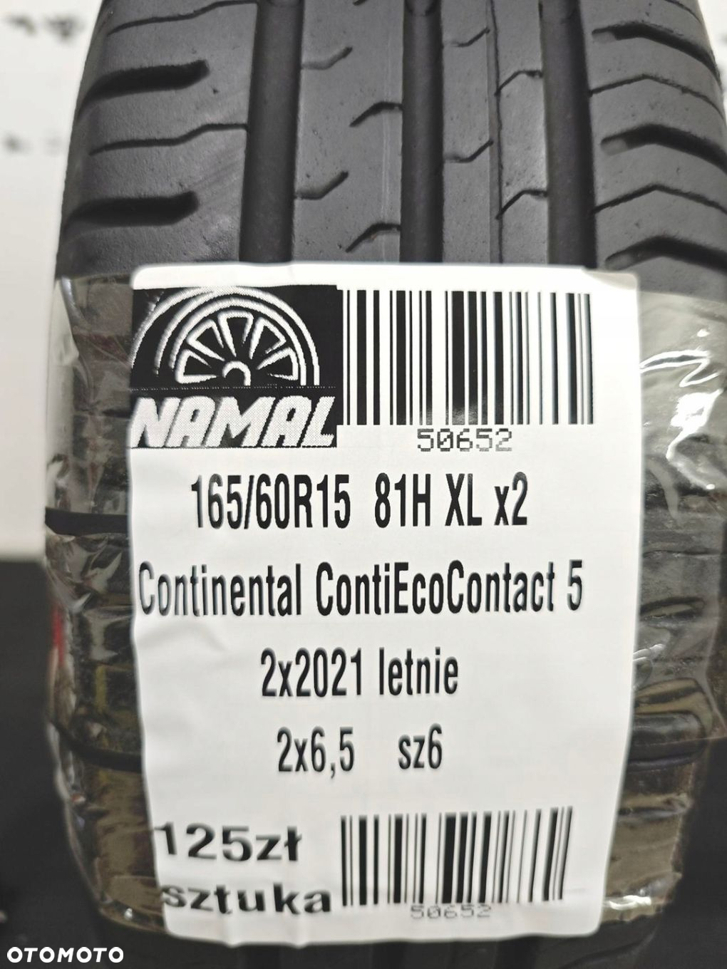 165/60R15 continental 2021 opony letnie 6,5mm 50652 - 9