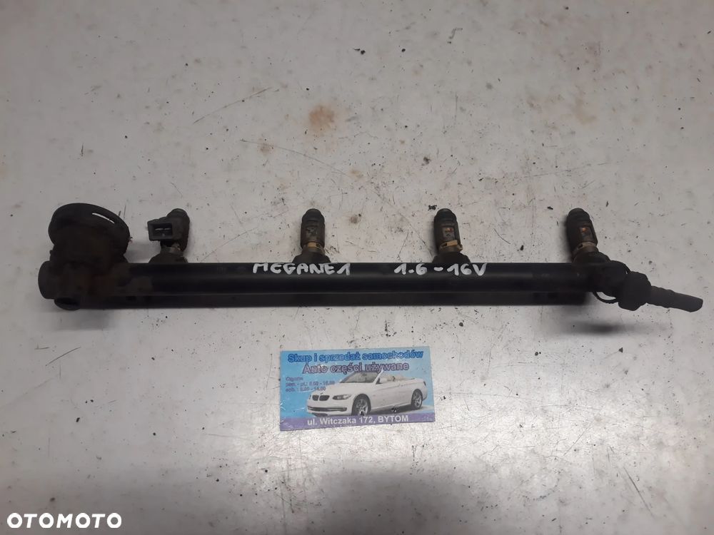 LISTWA WTRYSKOWA RENAULT MEGANE I 1,6 16V  2000r 7700112519 - 1