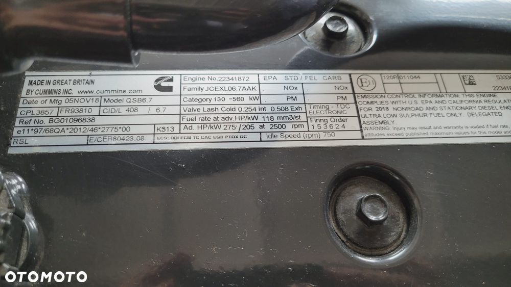 Silnik Cummis QSB6.7 Nowy od 130-560 kW - 5