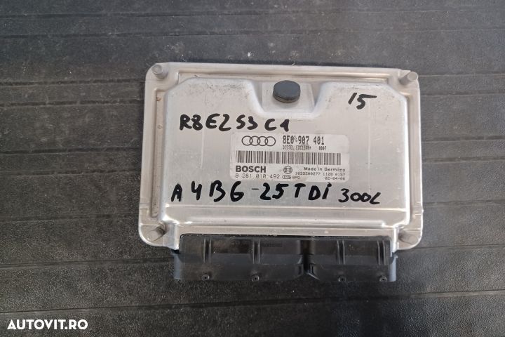 Calculator motor ECU 8E0907401 0281010492 - 2.5 TDI 8E0907401 0281010 - 1