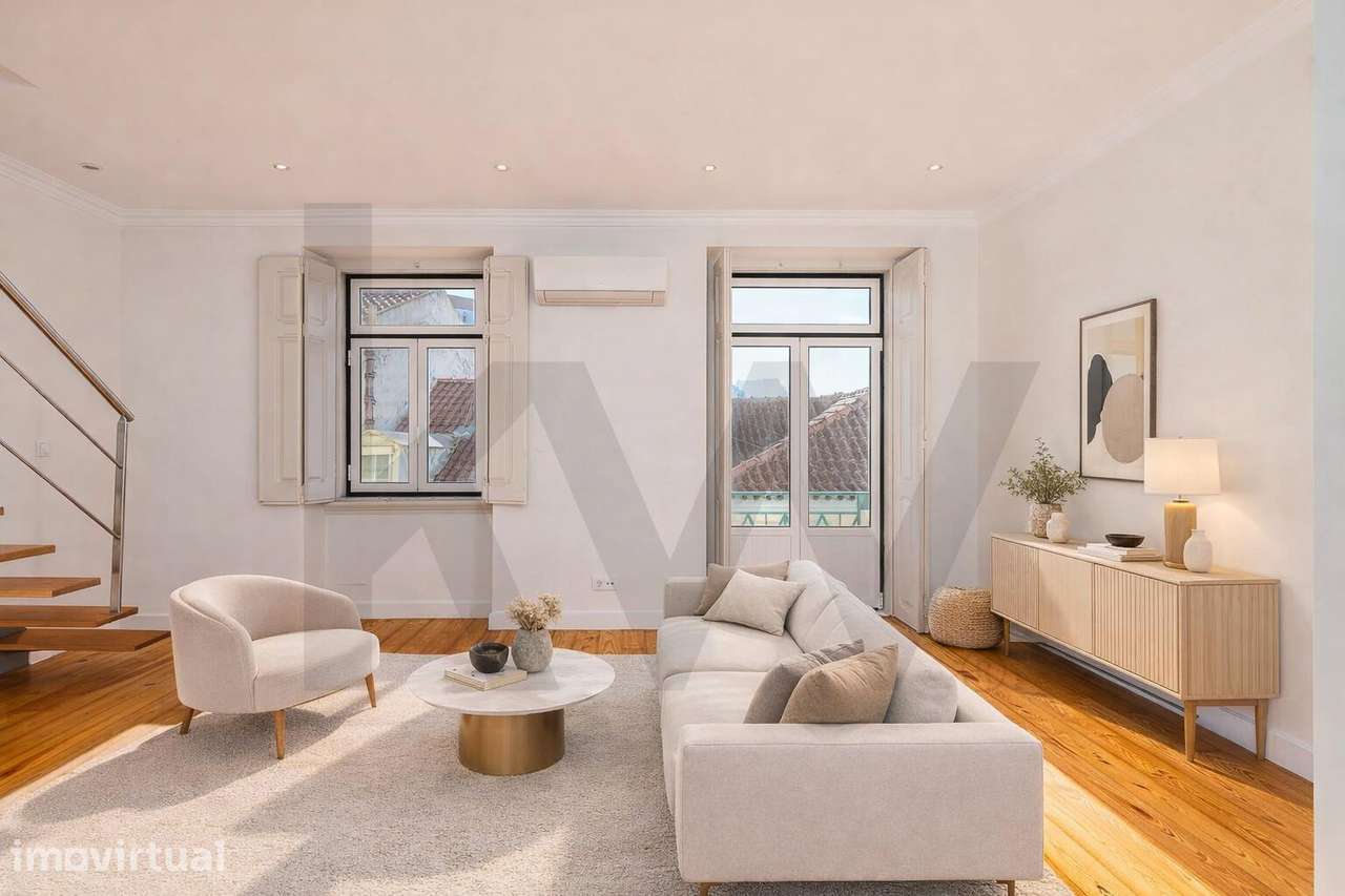 T3 Duplex no Bairro da Graça, Vista sobre o Castelo! - Grande imagem: 5/25