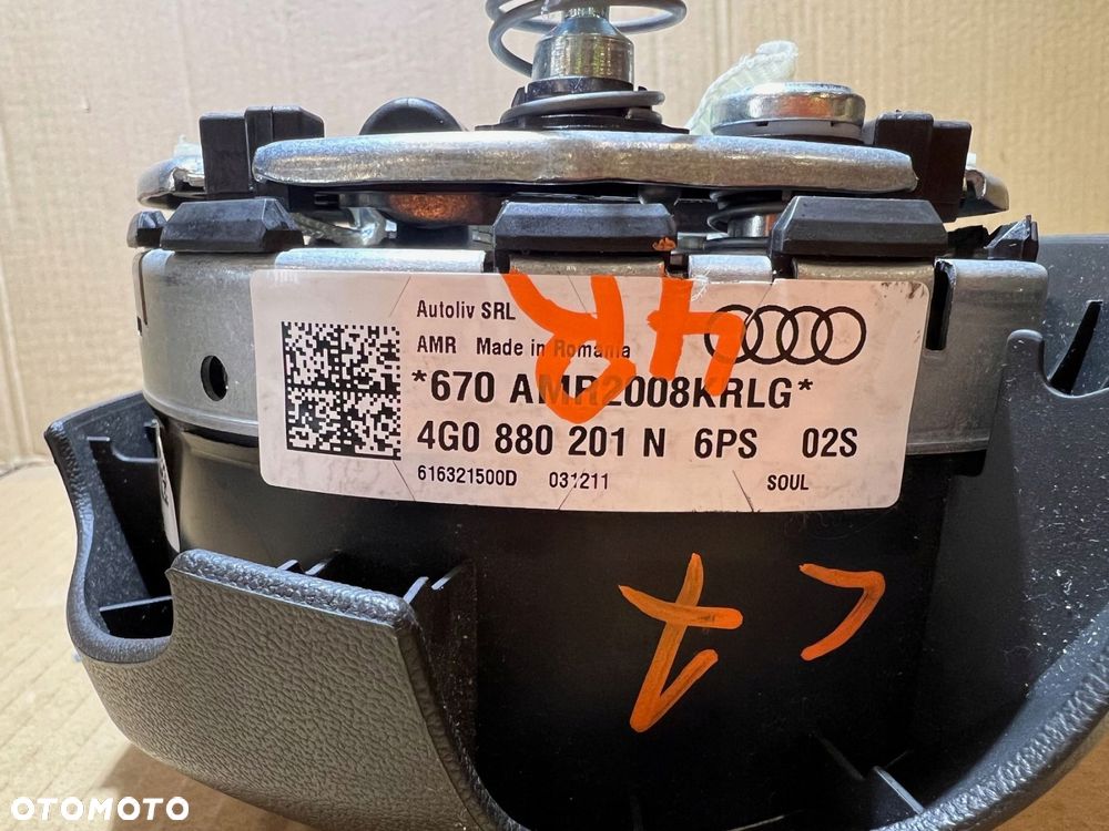 audi a6 c7 a7 4g poduszka powietrzna airbag kierowcy soul 4g0880201n - 14