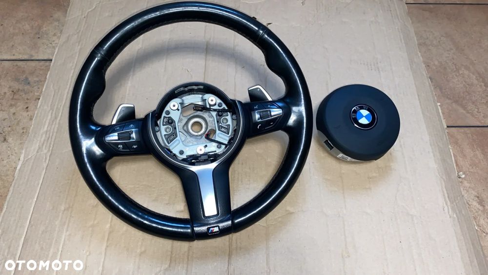 BMW F15 F16 F30 F32 F36 KIEROWNICA MULTIFUNKCJA M-PAKIET ŁOPATKI WRAZ Z PODUSZKĄ - 1