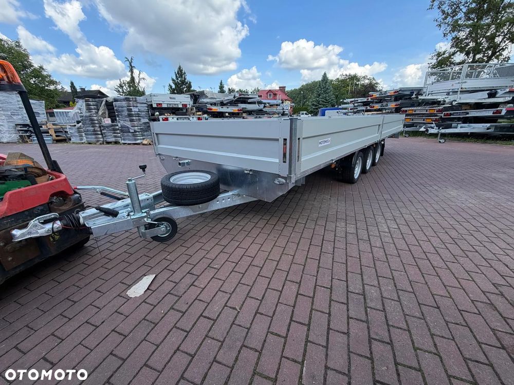 Niewiadów Platforma Boro Atlas 6x2.1 płaska 3 osie z burtami alu 40 cm DOSTAWA - 11