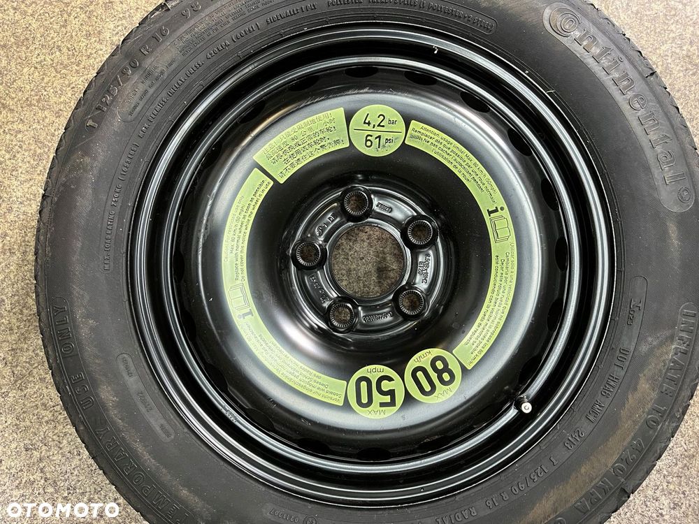 Kolo dojazdowe dojazdowka zapas R16 5x112 ET20 Mercedes W204 W207 - 3