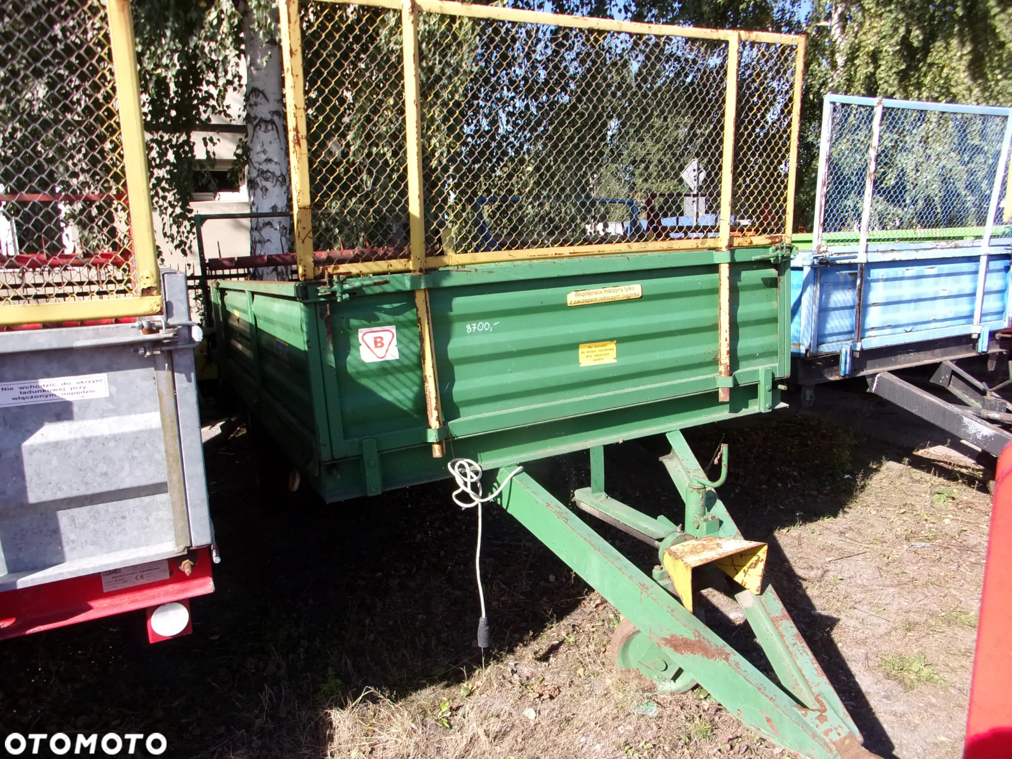 Inny Rozrzutnik obornika IGAMET N255 3,5 tony, Rostalski 4,0 tony, Jol-Met 4,5 tony, Metal-Fach 6 Ton, Carna Białostocka, Pronar, Roltrans - 12