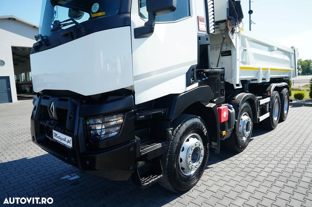 Renault C 480 / 8x4 / BASCUNÃ DUBLU - 6M / HYDRODOLTA / HYDRODOLPA / BORDAMATIC / PERDÂ AUTOMATÂ - 19