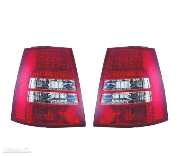FAROLINS TRASEIROS LED VOLKSWAGEN VW GOLF 3 MKIII VARIANT 91-97 VERMELHO BRANCO