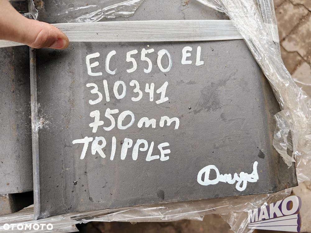 NOWE klepki płyty gąsienic Volvo 75cm 750mm - 2