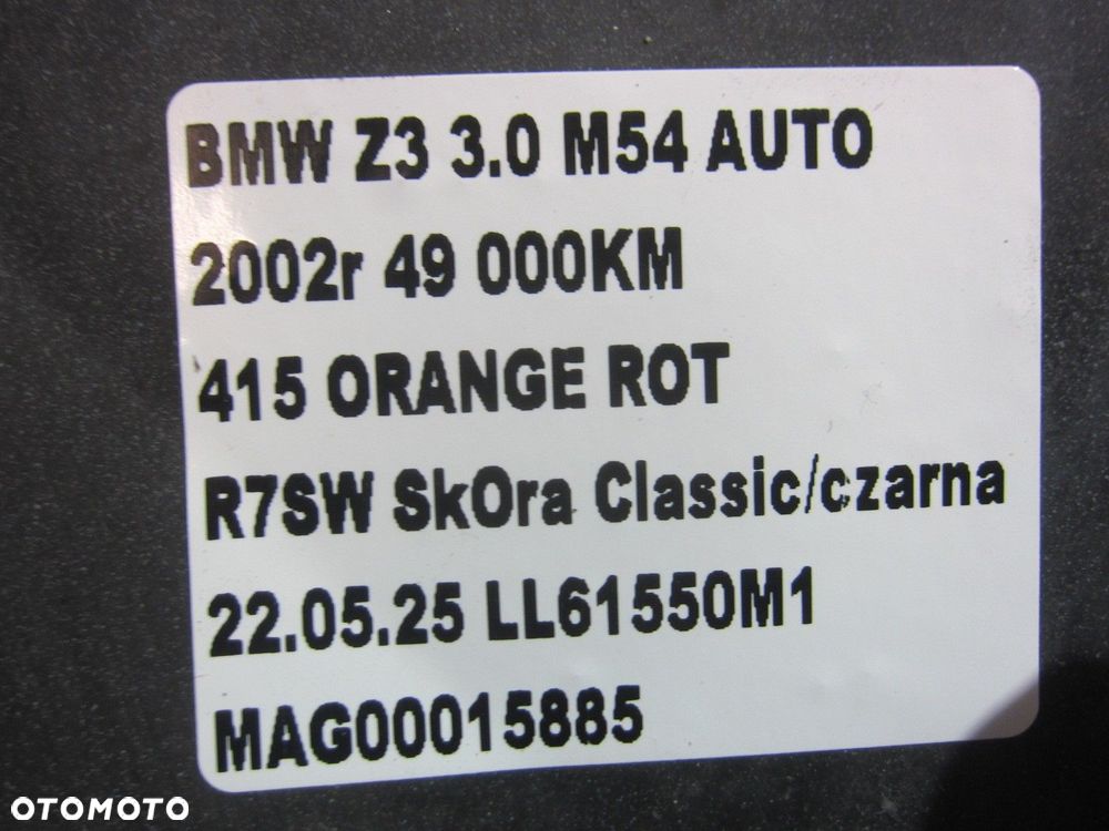 BMW Z3 E36 WLOT MASKOWNICA PASA PRZEDNIEGO ALTERNATORA WLOT 8399503 - 7