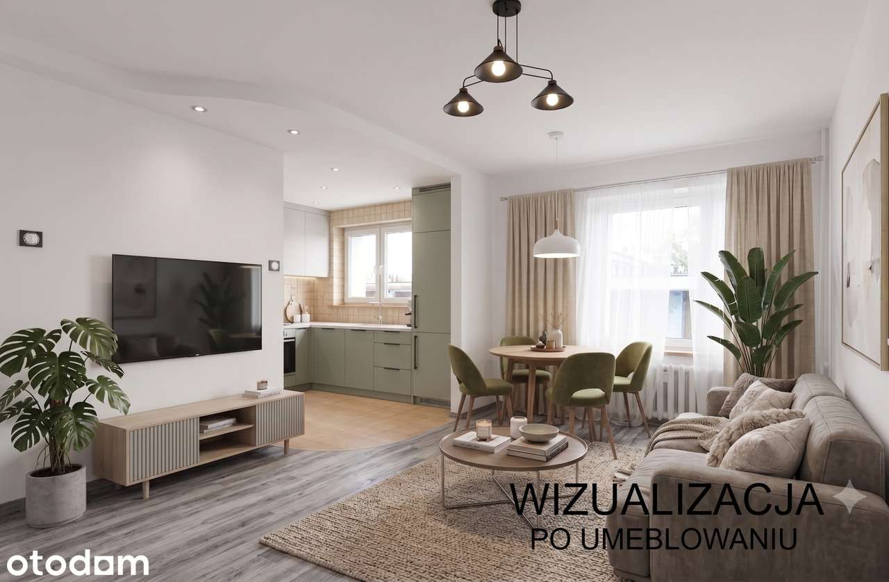 3 pokoje Os. Woj. Polskiego, umebluj i mieszkaj!