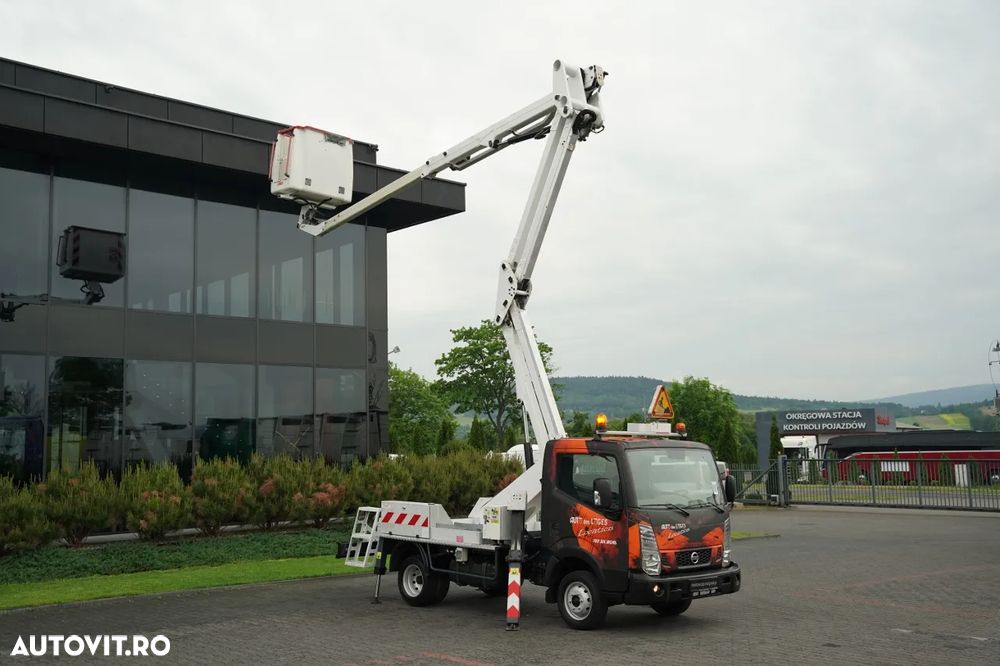 Nissan CABSTAR / ZWYŻKA 16,3 METRÓW / FRANCE ELEVATEUR /  BLIŹNIAK / UDŹWIG - 200 kg / 4 PODPORY / - 2