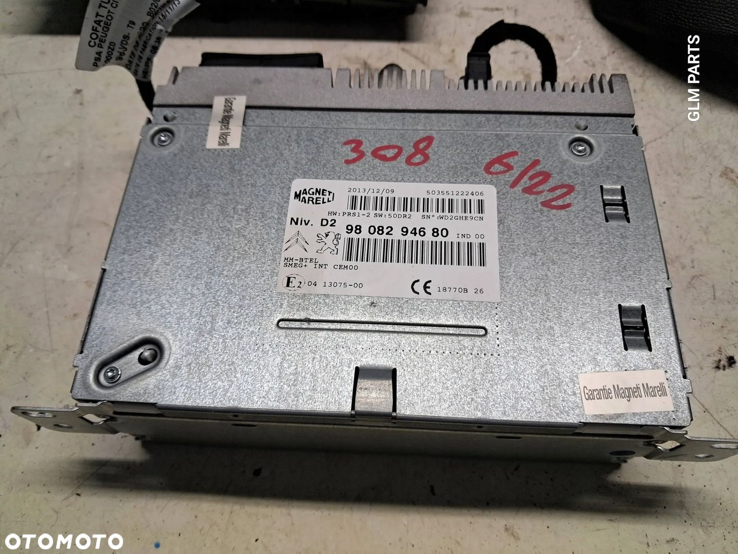 Peugeot 308 II T9 radio nawigacja wyświetlacz panel sterowania - 6
