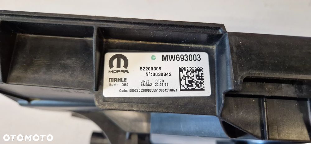 Wiatrak wentylator Fiat 500 E 500e II elektryk - 3