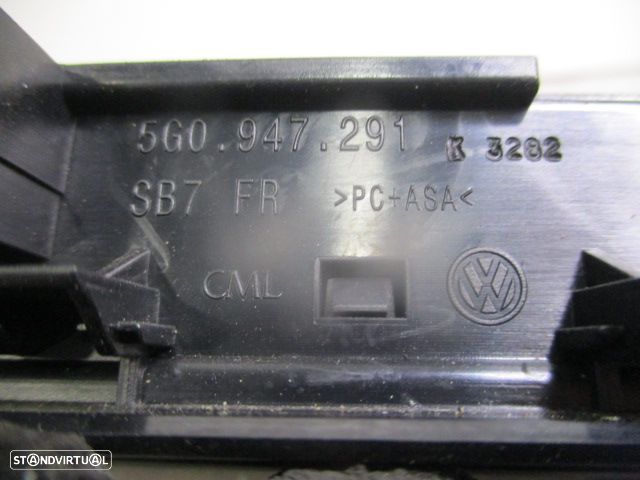 Luz De Teto Plafonier 5G0947291 VW GOLF 7 2013 2.0TDI 184CV 5P PRETO 4 PINOS - 4