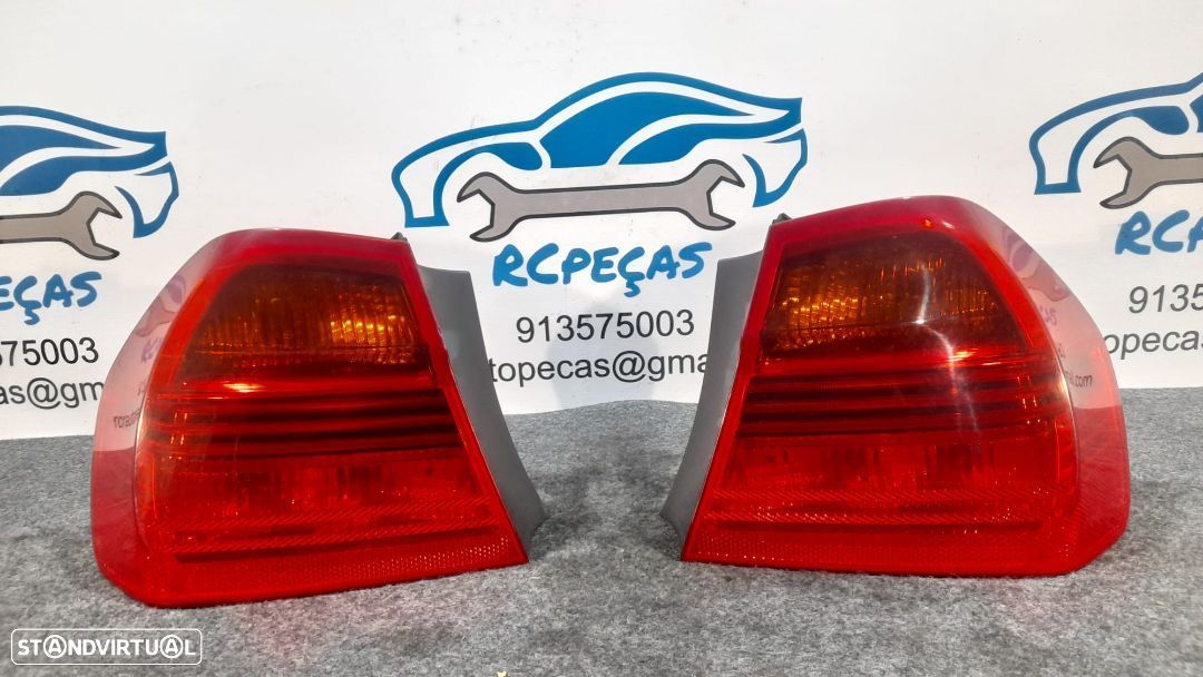 FAROLIM FAROLINS ESQUERDO DIREITO BMW SERIE 3 E90 SEDAN CARRO 63216937458 6937458 63216937457 6937457 - 1