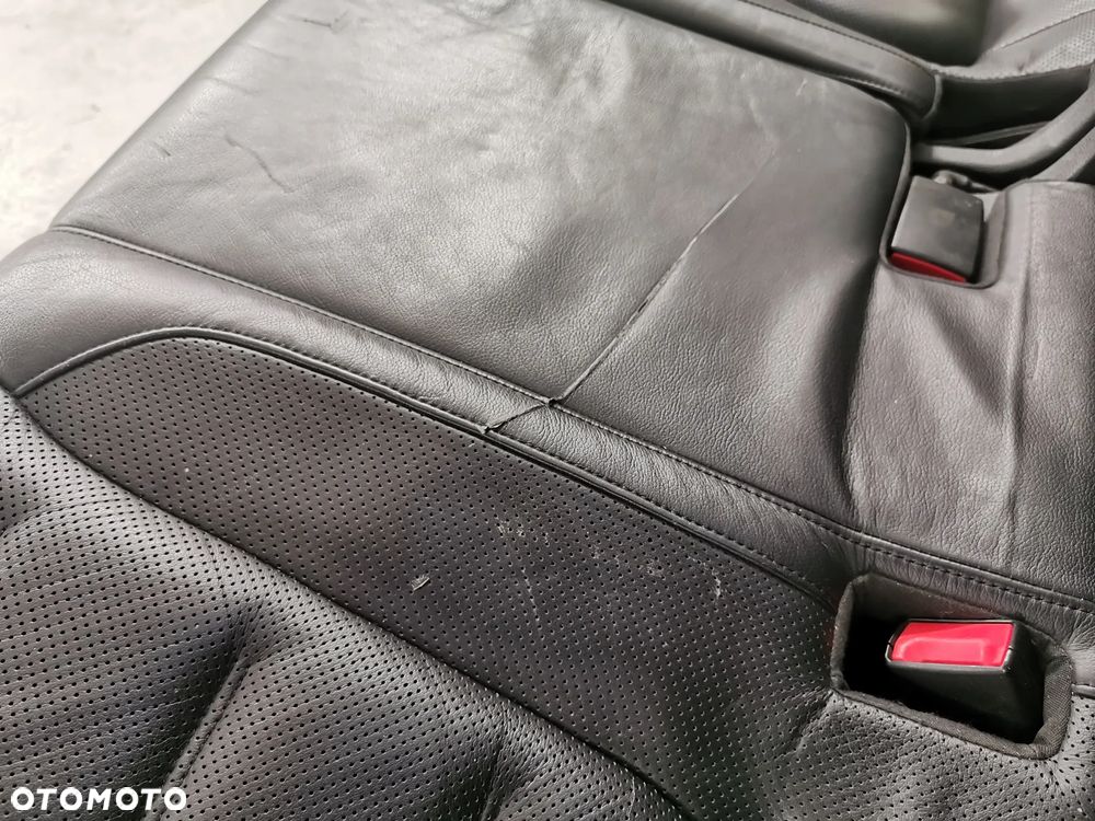 VW TOUAREG II 7P 10-18R KANAPA FOTELE TYL KOMPLET SKÓRA CZARNA - 5