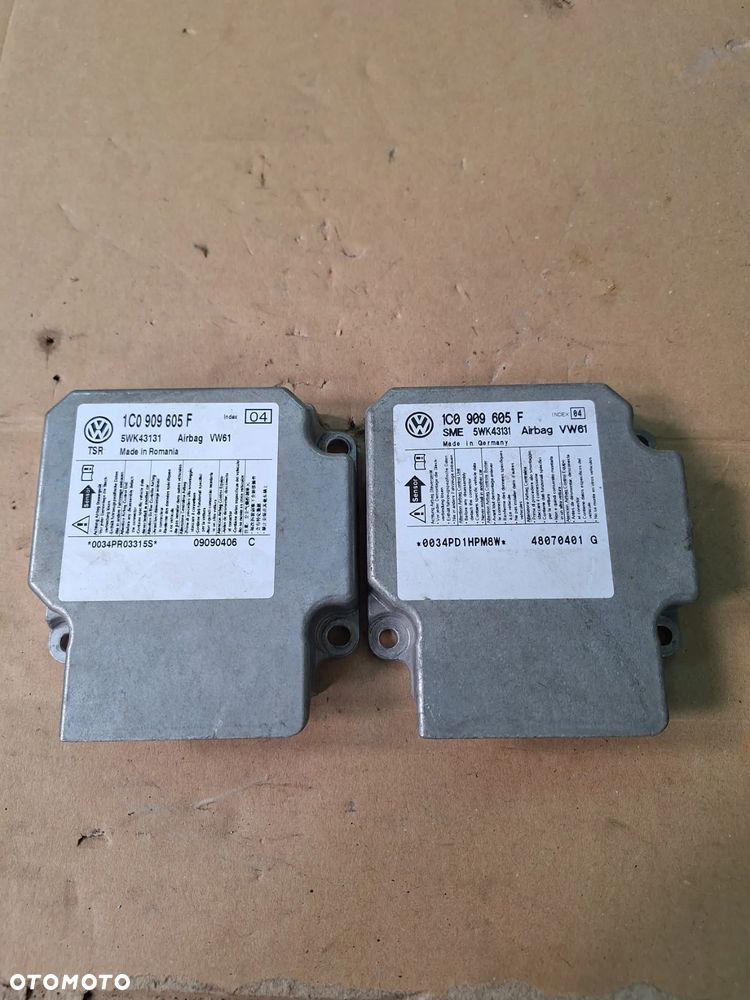 moduł poduszek sensor airbag Skoda sharan Fabia II 1C0909605F   (51/10)    (105/2) - 7