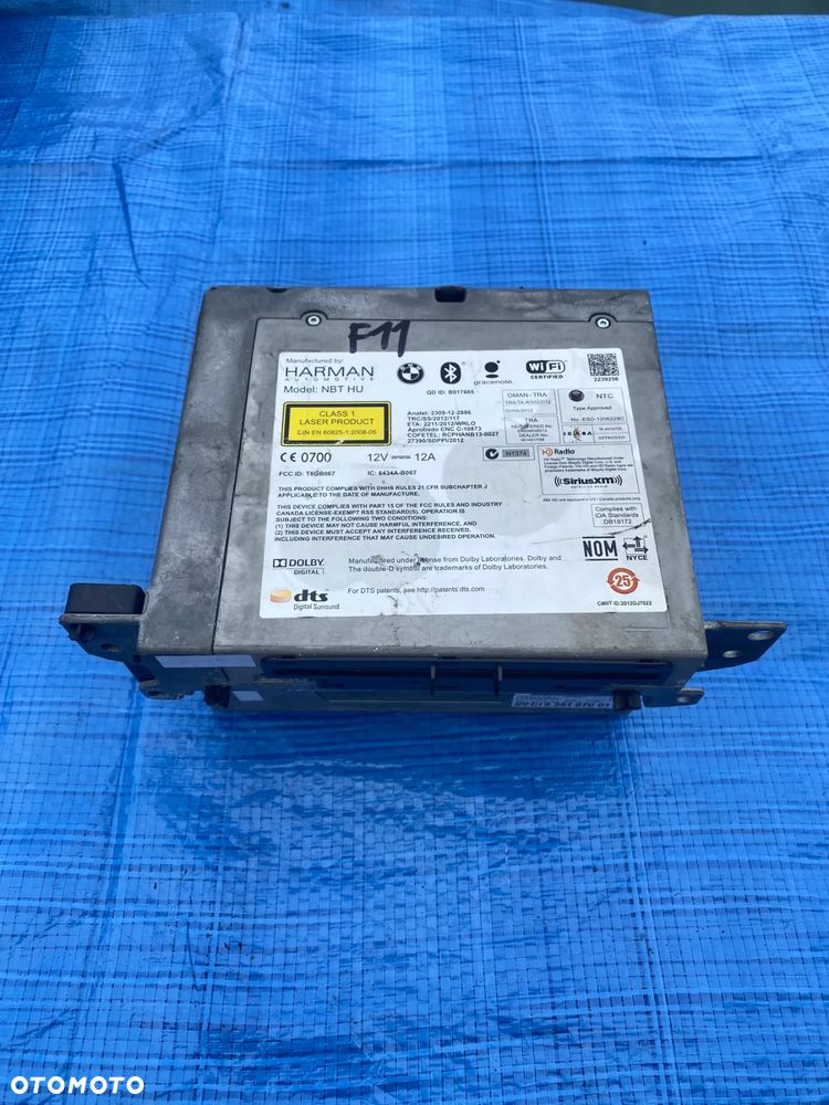 NAWIGACJA NAVI RADIO  9321016 T8GB067 BMW 5 F10 F11  14R RADIOODTWARZACZ ORYGINAŁ - 1