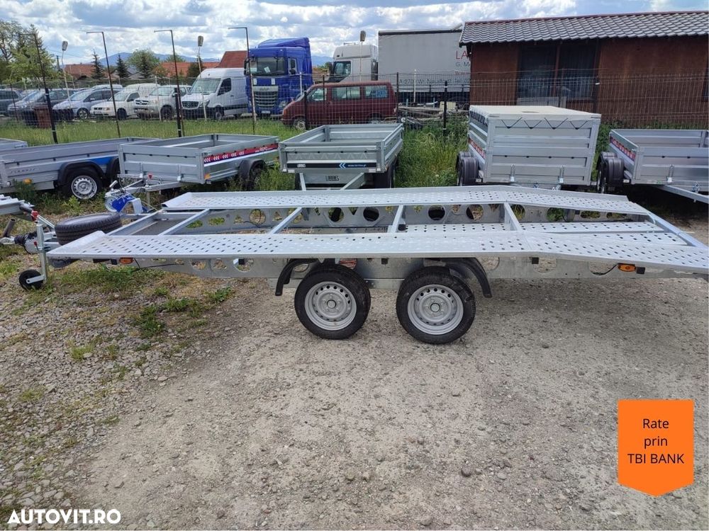REPO Platforma - Trailer 2000-2700Kg aplecată spate 450x210cm - 1
