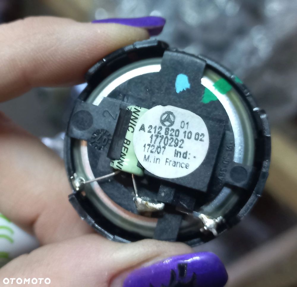 W221 głośnik głośniki komplet S klasa Mercedes A221 820 58 02, A221 820 59 02, A 212 820 10 02, A221 820 37 02 - 6