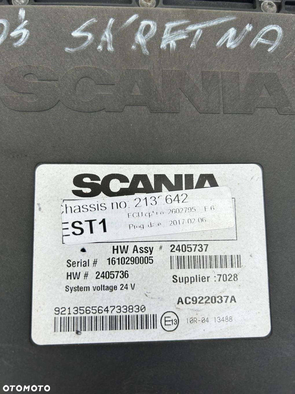 STEROWNIK OSI SKRĘTNEJ EST 1 SCANIA NTG - 2