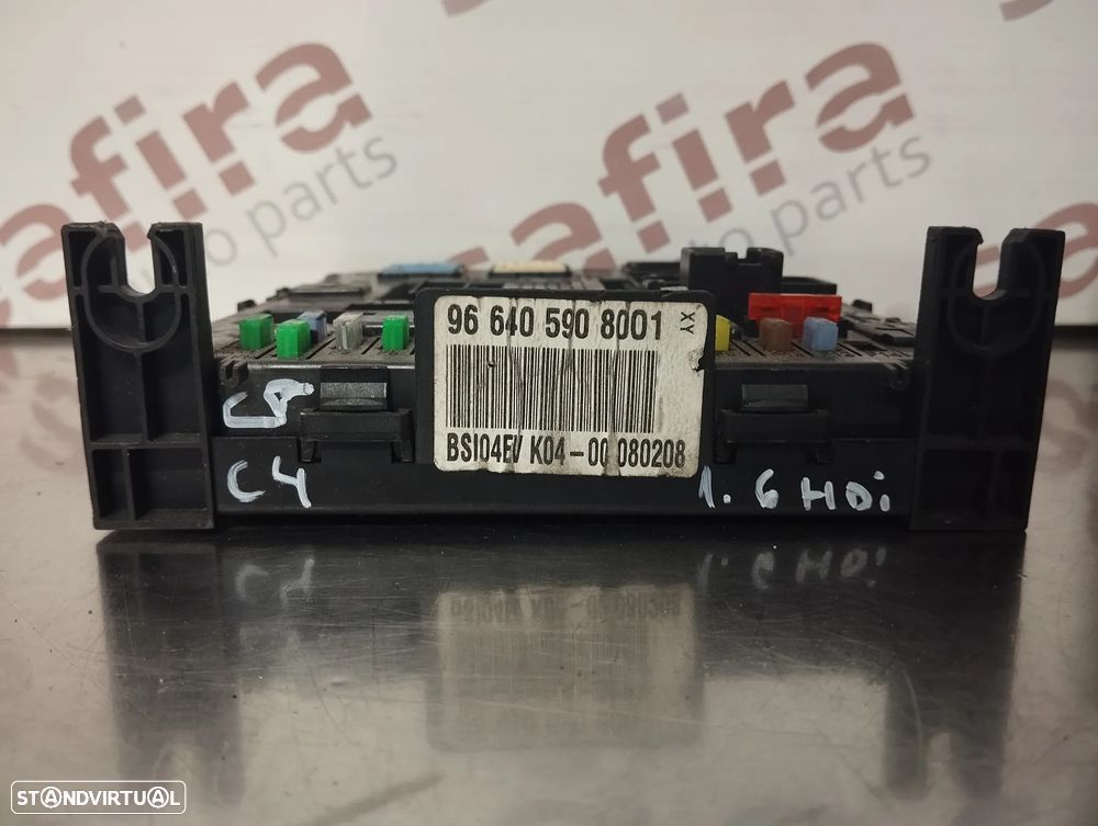 CAIXA DE FUSIVEIS / BSI CITROEN C4 / C5 / PEUGEOT 308 3008 REF. 9664059080 966405908001 - 1
