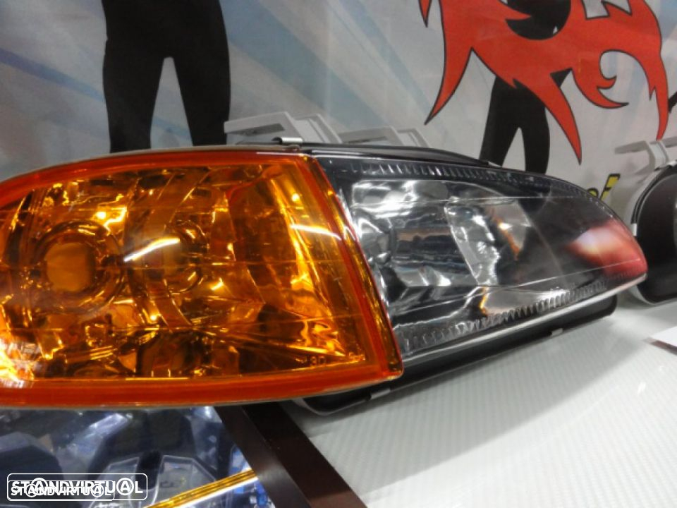 Farois frontais com luz branca 5000k Honda civic 92-95 JDM+piscas frontais eurolook 2, 3 portas  EG3 EG4 EG5 EG6 EJ1 EJ2 - 16