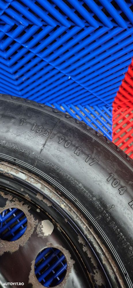 Roata rezerva slim R17 bmw  X3 E83 2.0d N47 177cp euro 5 2009 5X120 - 3