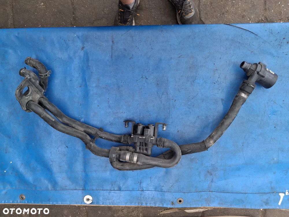 BMW E60 E61 E63 E64 Dodatkowa Pompa Pompka Wody Obiegowa 6910755 przewody nagrzewnicy elektrozawór wody nagrzewnicy 6931708 - 2