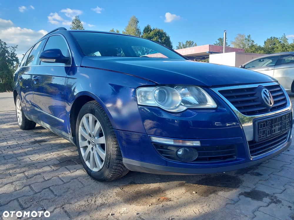 Przód kompletny Volkswagen Passat B6 kolor LC5E zderzak maska lampa lewa prawa reflektor lewy prawy pas przedni grill atrapa chrom halogen chłodnica wzmocnienie czołowe ślizg - 4