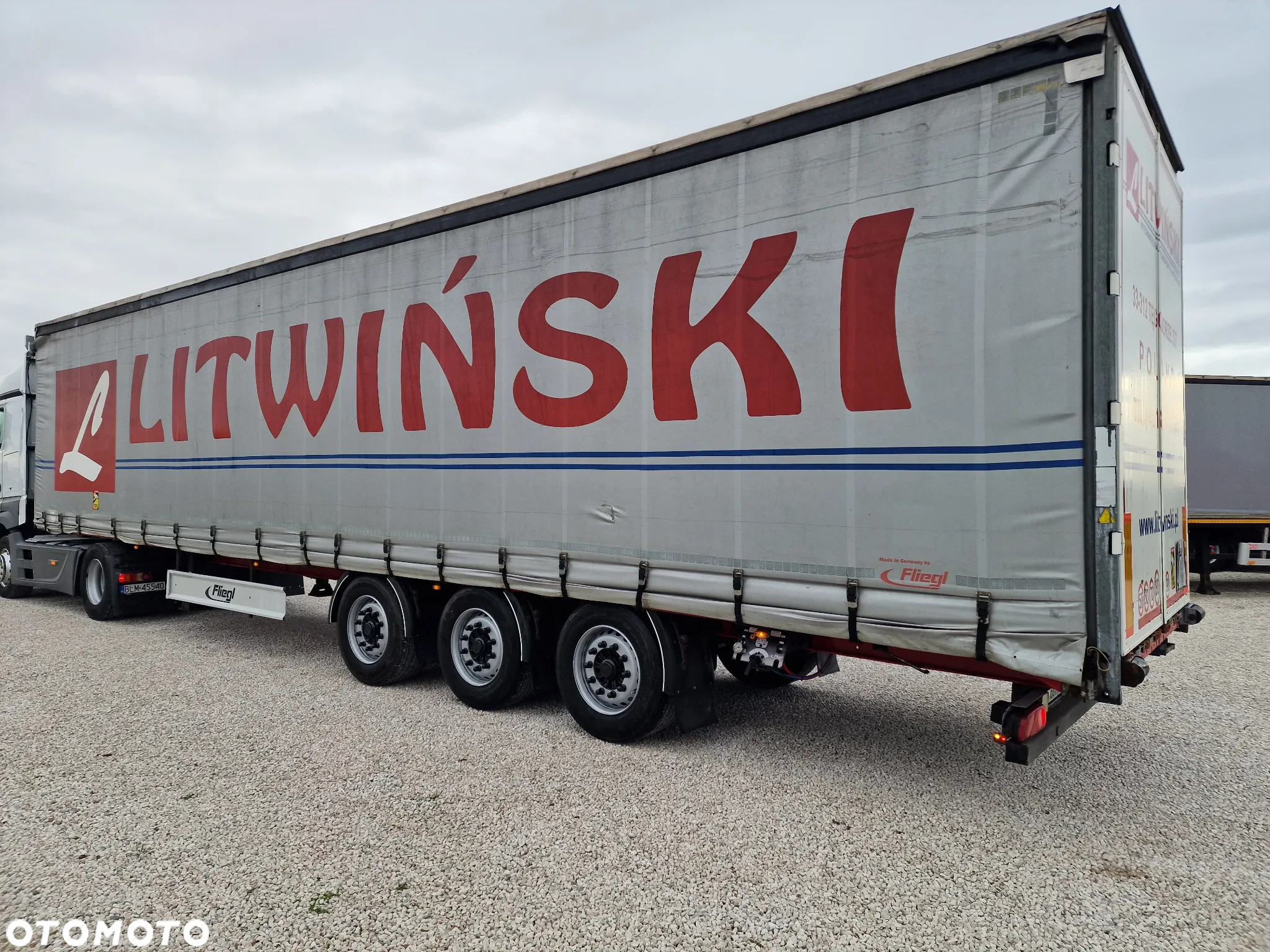 Fliegl PÓŁMEGA - BDE - PODNOSZONY DACH - MULDA 7m - 7