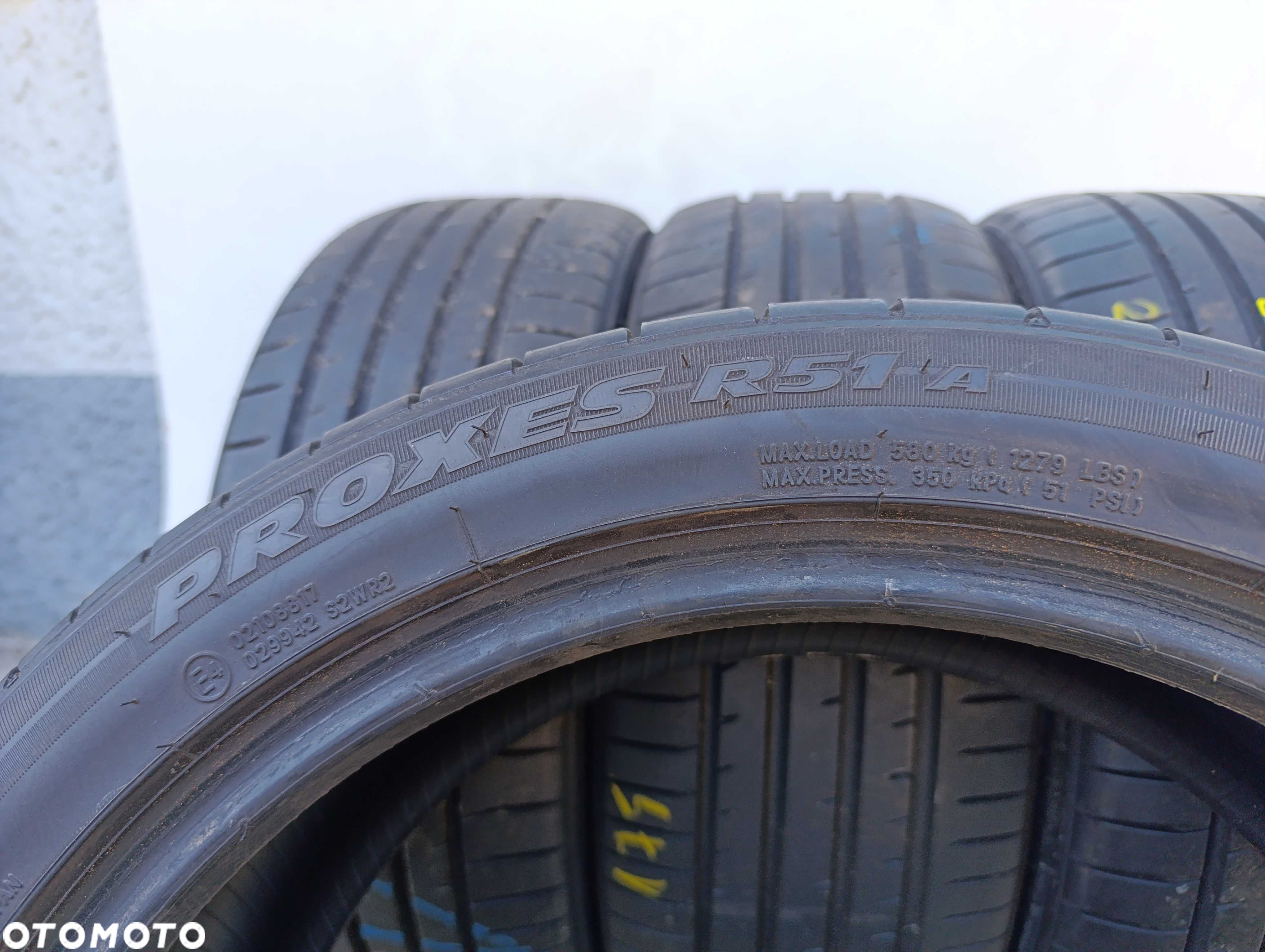 4x 215/45 R18 89W Toyo Proxes R51A 2021r 8mm - 7