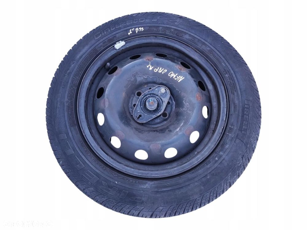 KOŁO DOJAZDOWE ZAPASOWE 15 NEMO BIPPER FIORINO QUBO 2007-2017 4x98 - 1