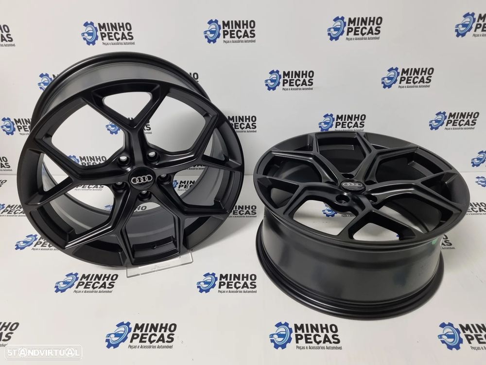 Jantes Audi RS4 B9 8W em 18 Satin Black (5x112) - 4