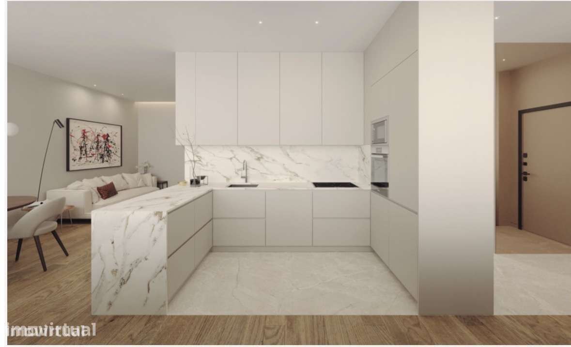 Apartamento T2 novo em Braga - Grande imagem: 4/13