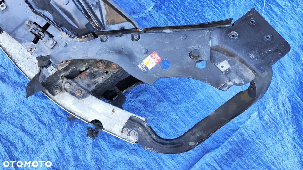 ZDERZAK ATRAPA GRILL BŁOTNIK PRAWY PAS PRZEDNI WZMOCNIENIE CHŁODNICE WENTYLATOR SPRYSKIWACZE LAMPY BI-XENON XENON PRZÓD KOMPLETNY ORYGINALNY LAKIER C946 946 DO ZAŁOŻENIA W KOLOR MERCEDES SL R230 W230 SL500 - 10