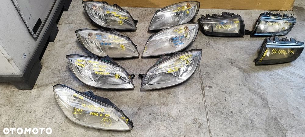 REFLEKTORY LEWE PRAWE SKODA - 11