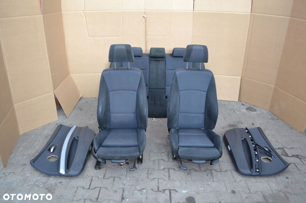 BMW E90 FOTELE KANAPA OPARCIE BOCZKI ALCANTARA SPORTSIZE MPAKIET KOMPLET - 2
