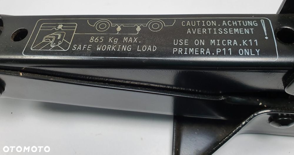 LEWAREK PODNOŚNIK KLUCZE NISSAN MICRA K11 - 3