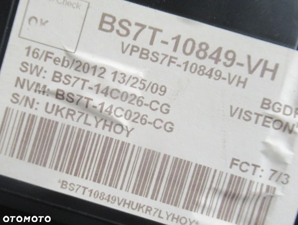 FORD S-MAX MK1 LIFT 2.0 TDCI LICZNIK PRĘDKOŚCIOMIERZ ZEGARY EU BS7T10849VH - 6