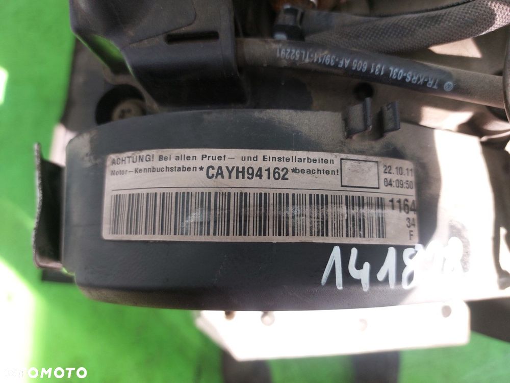 Silnik kompletny diesel Skoda Fabia II1.6TDI 75KM 2007-2014 KOD:CAYH 176TYŚ - 8