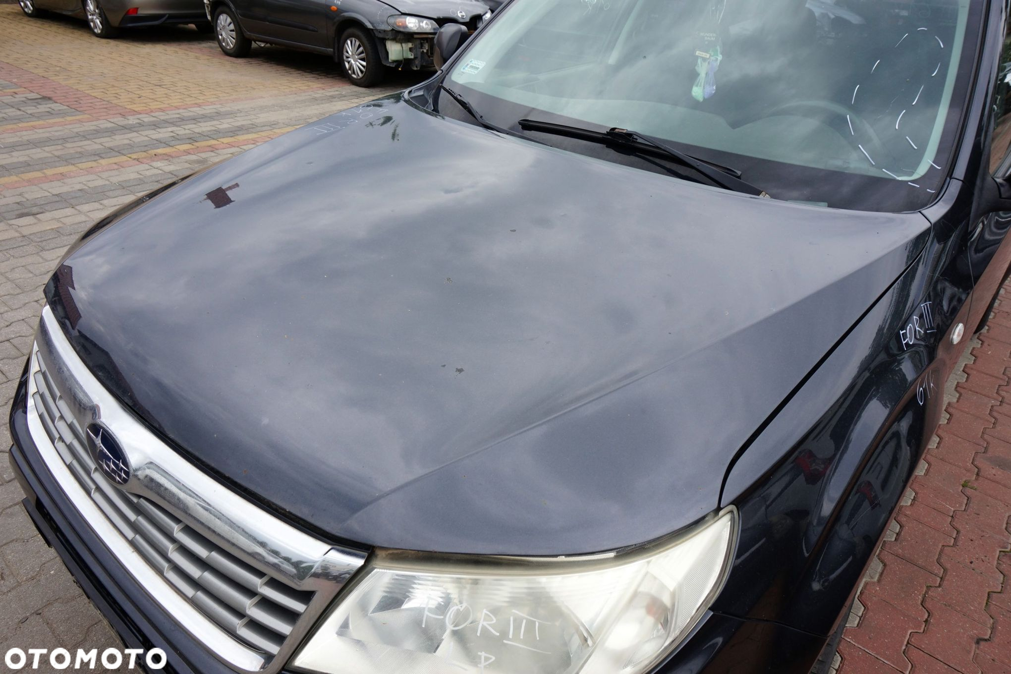 MASKA ZDERZAK BŁOTNIKI LAMPY FORESTER III SH 61K  SUBARU 2008-2013 SZARY PRZÓD KOMPLETNY - 4