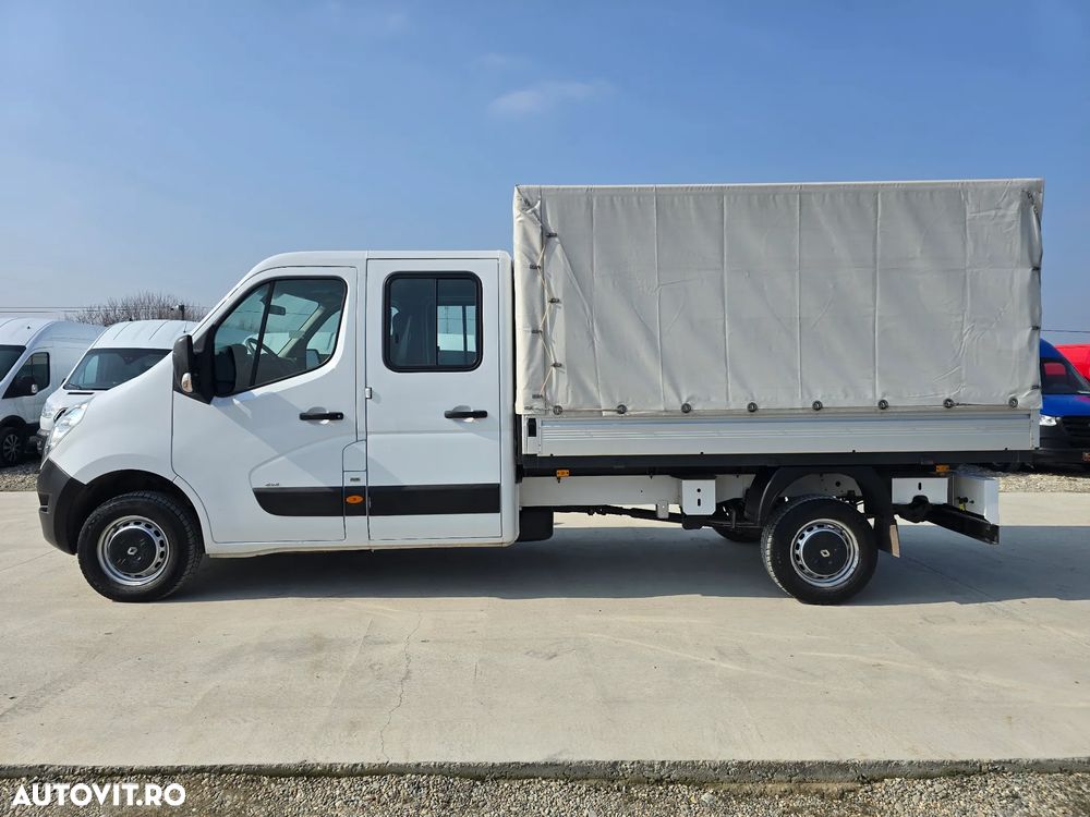 Renault Master DUBLA CABINA + Bena & Prelata - 10