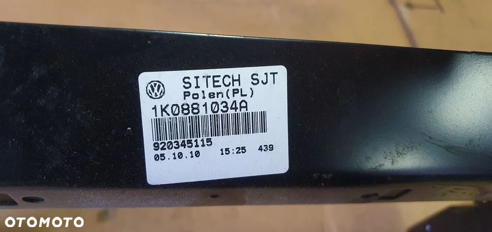 Podstawa mocowanie fotela siedzenia pasażera prawy przód VW Golf V Plus 1K0881034A - 4