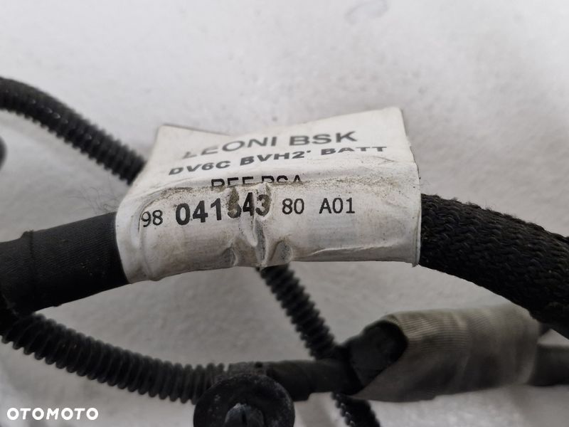 CITROEN C4 PICASSO II 2 1.6 E HDI WIĄZKA INSTALACJA AKUMULATORA 9805290280 - 10