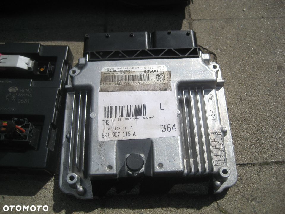 audi a4 b8  1,8 tfsi komputer licznik zestaw startowy 8k1907115a 8k0920900a europa - 5